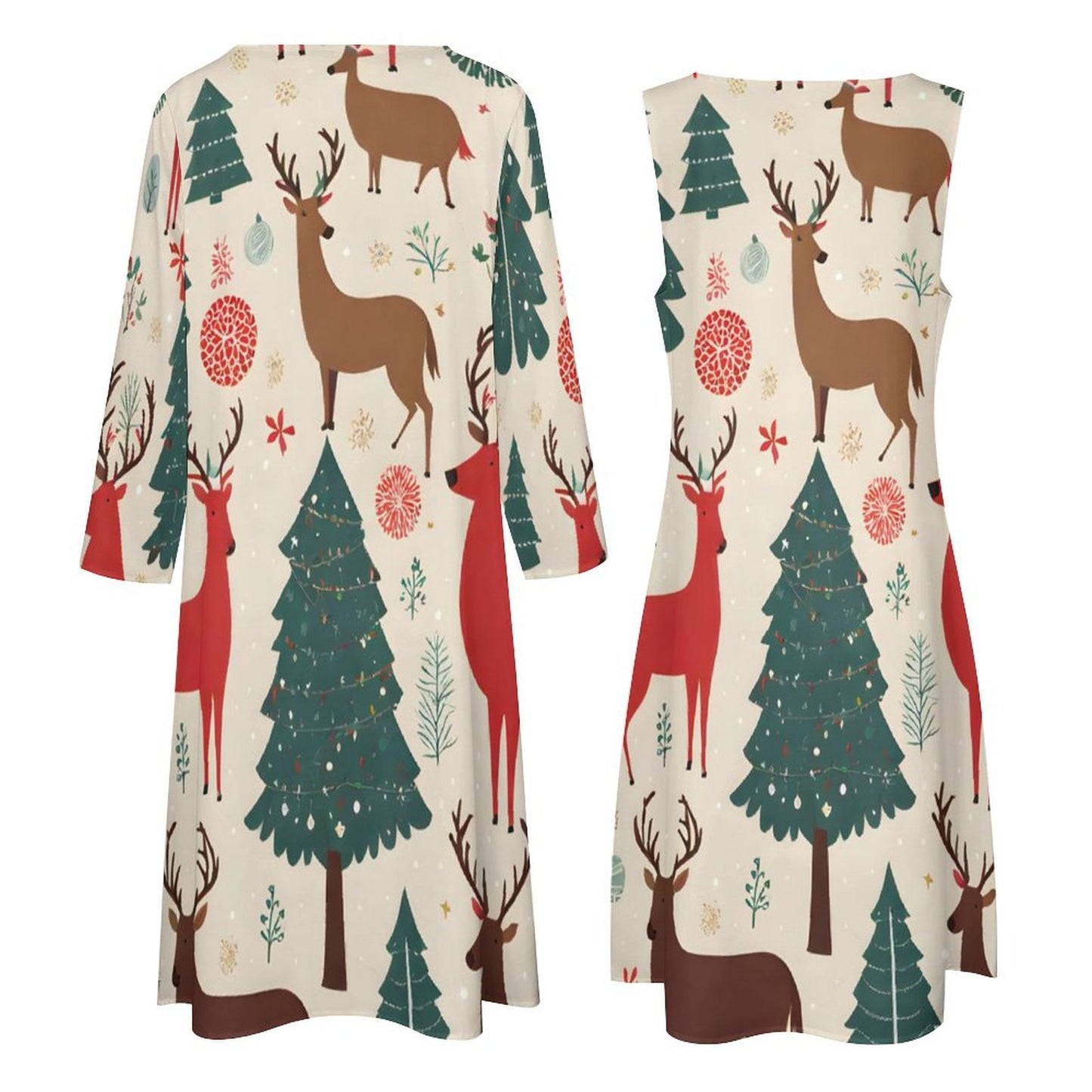 Long Dress Set (All-Over Printing)
