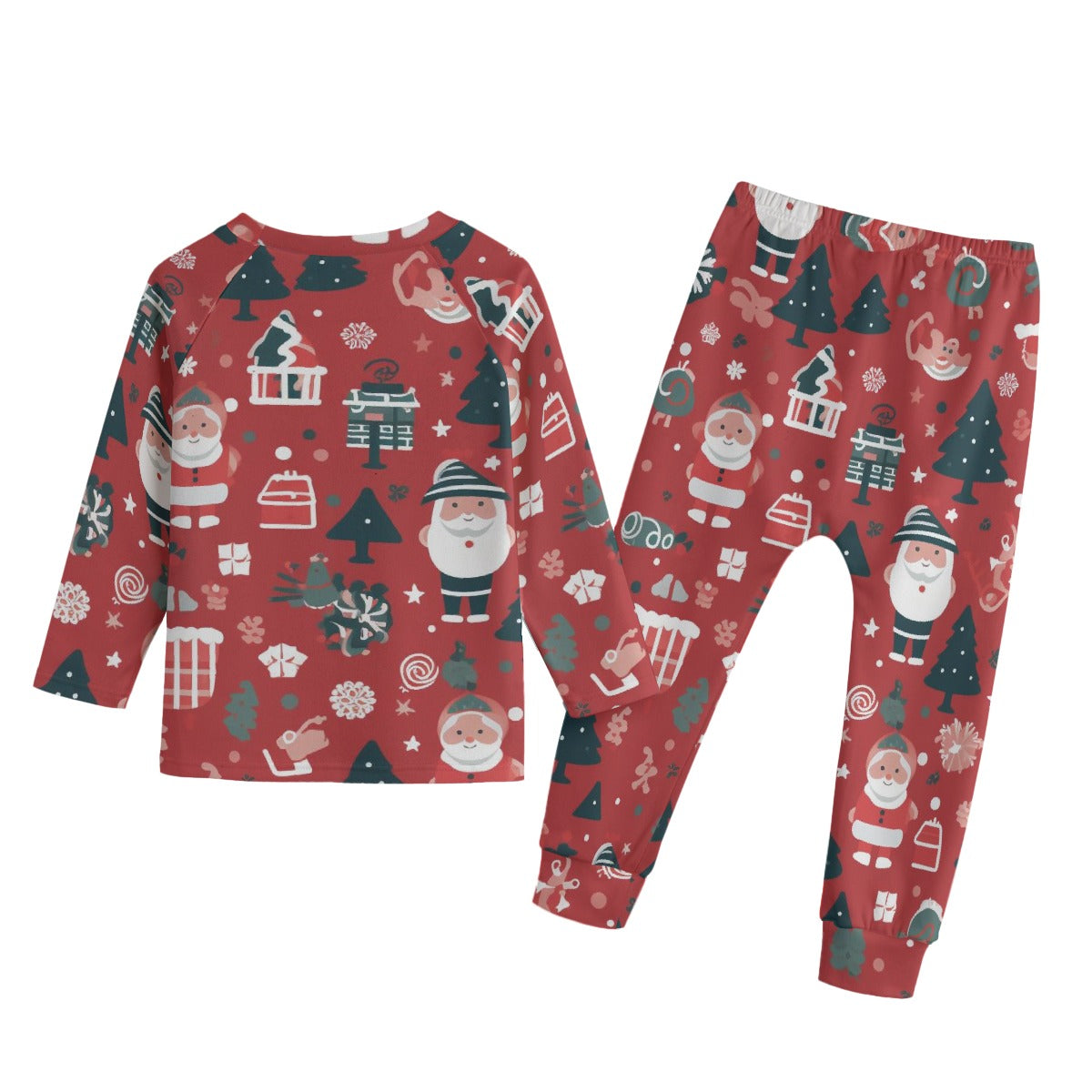 All-Over Print Kid's Knitted Fleece Set