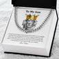 To My Son | Cuban Link Chain