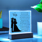 To My Wife | Square Acrylic Plaque