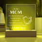 To My Mom | Square Acrylic Plaque