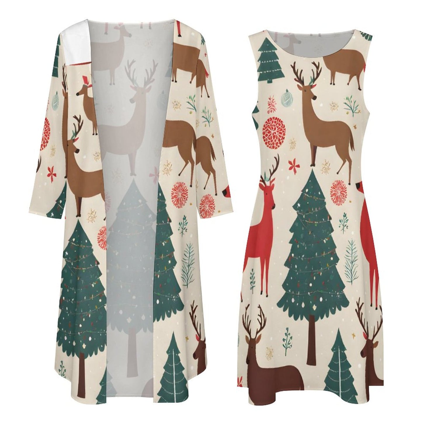 Long Dress Set (All-Over Printing)
