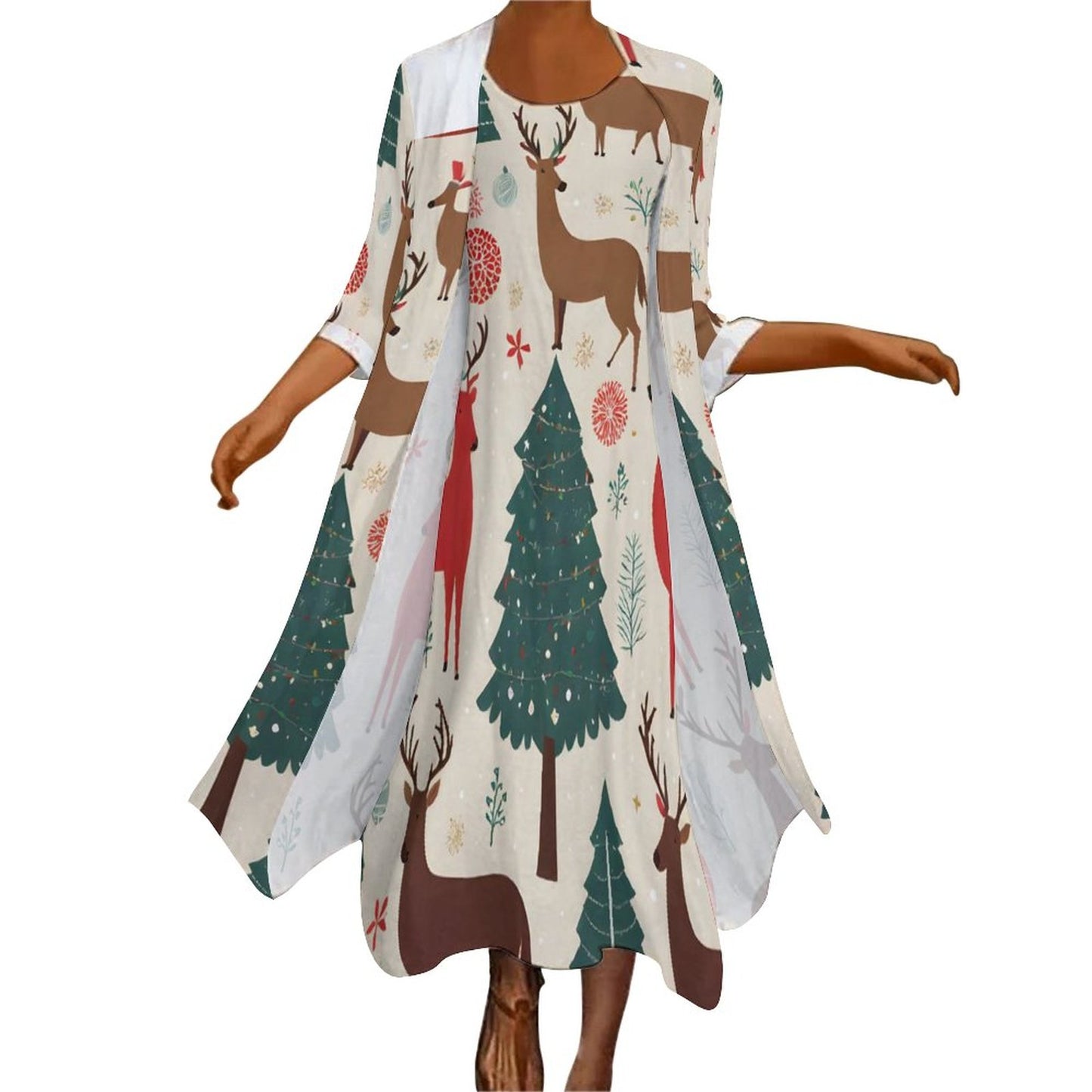 Long Dress Set (All-Over Printing)