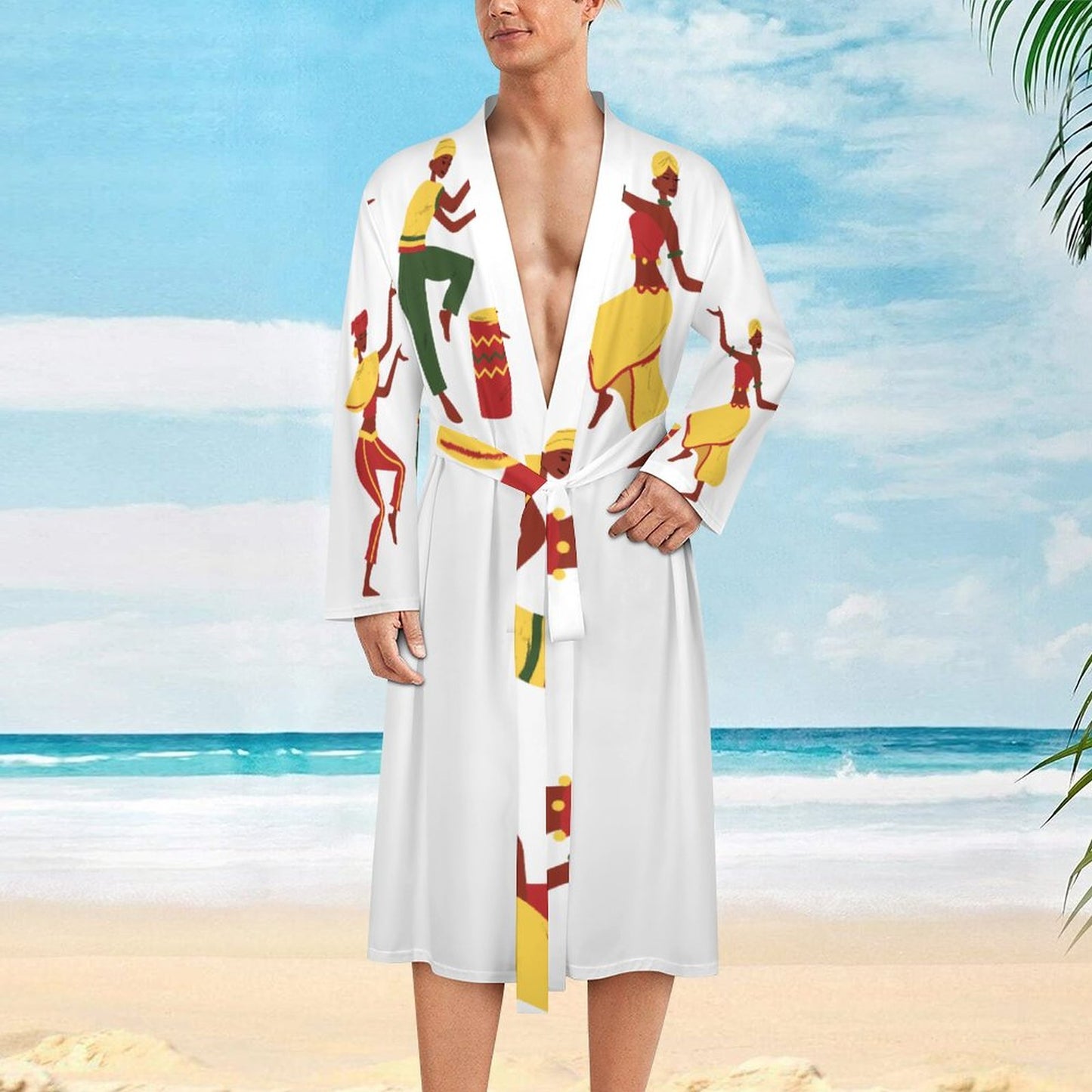 Lightweight Beach Bathrobe LM003 (All-Over Printing)