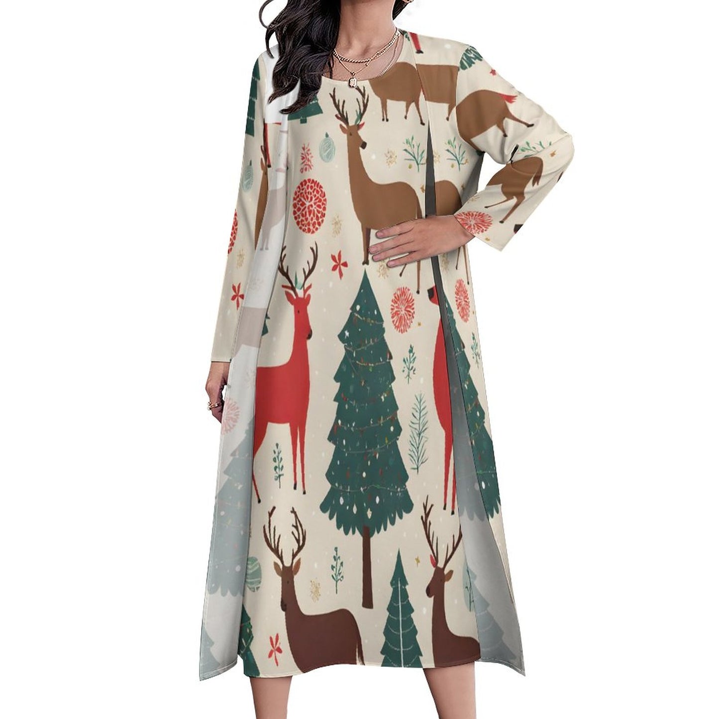 Long Dress Set (All-Over Printing)
