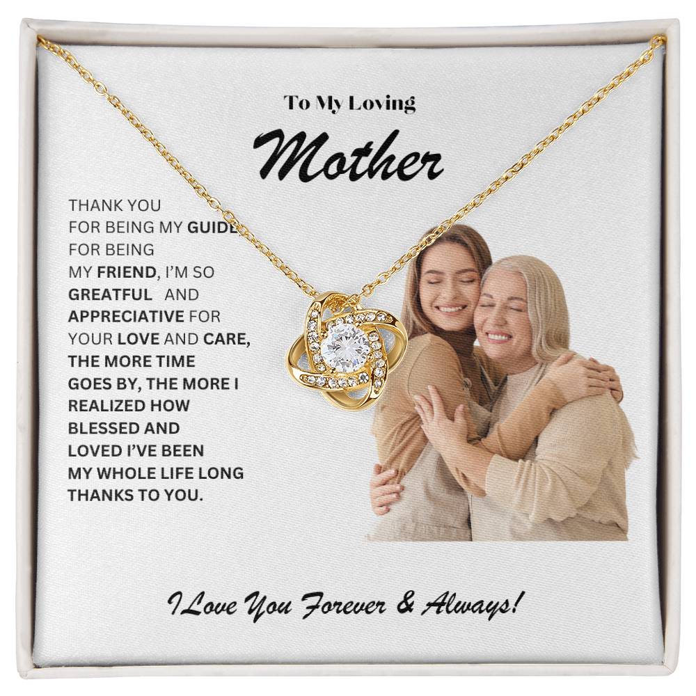 Mother & Daughter! Love Knot Necklace! Mother's Day Gift