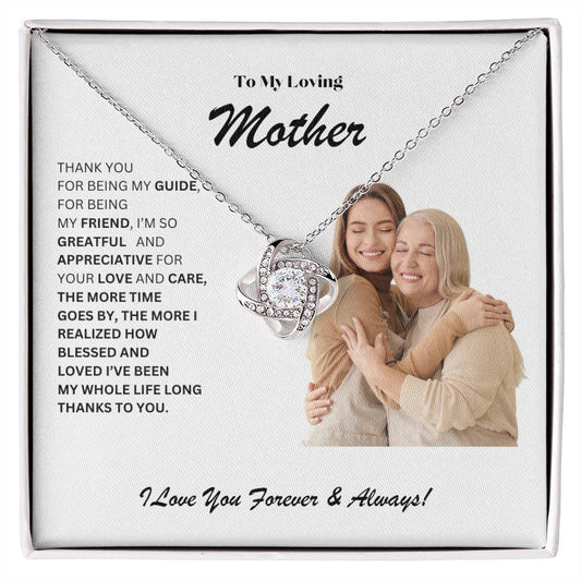 Mother & Daughter! Love Knot Necklace! Mother's Day Gift