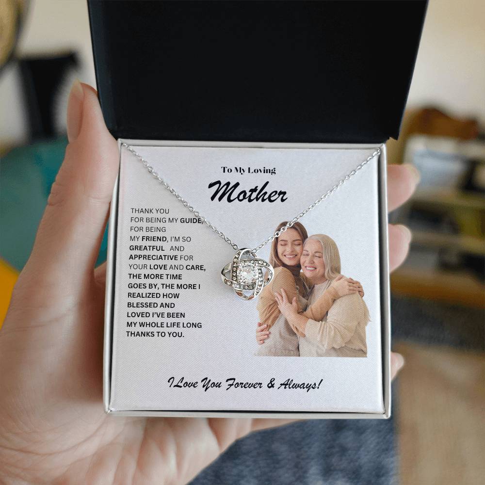 Mother & Daughter! Love Knot Necklace! Mother's Day Gift